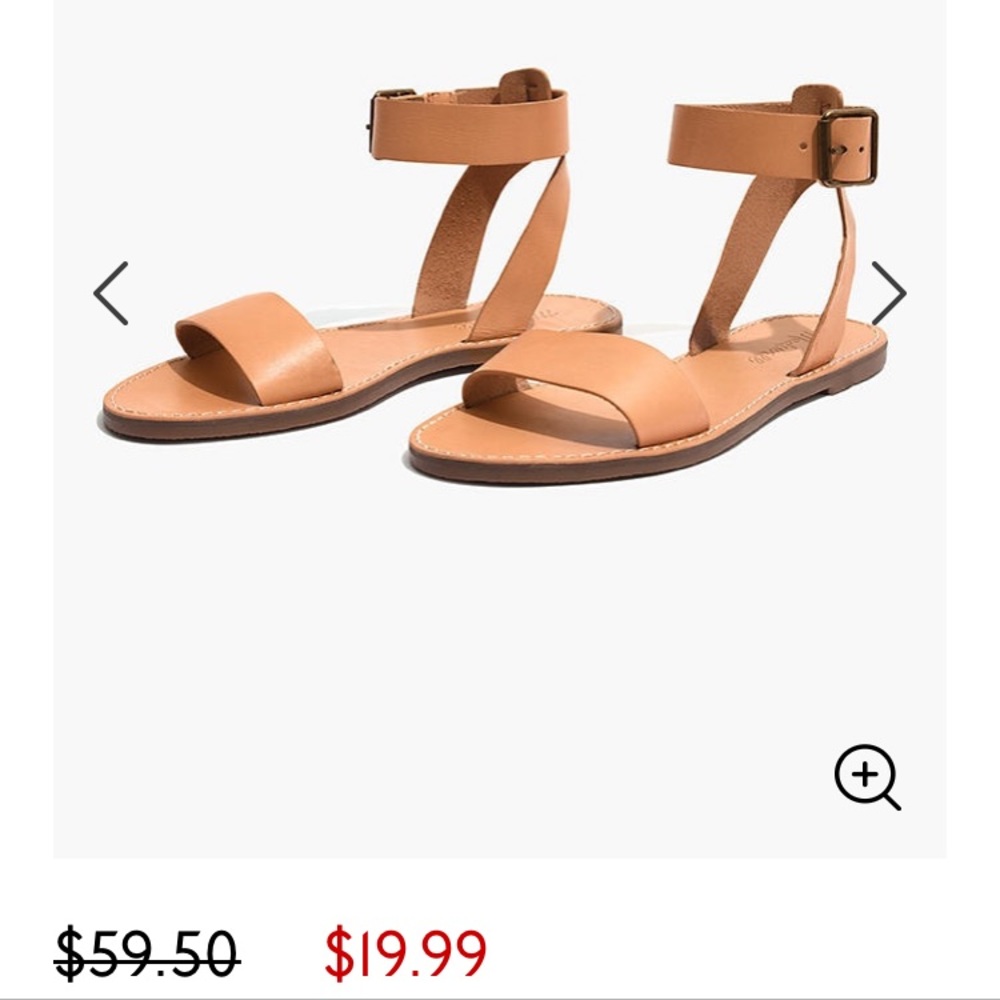 Madewell ankle strap sandals